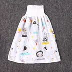 The new four seasons cotton soft baby high-waisted waterproof. leakproof. comfortable. breathable and urine-proof skirt