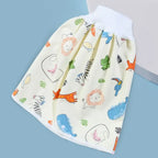 The new four seasons cotton soft baby high-waisted waterproof. leakproof. comfortable. breathable and urine-proof skirt
