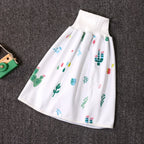 The new four seasons cotton soft baby high-waisted waterproof. leakproof. comfortable. breathable and urine-proof skirt